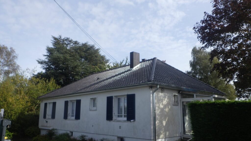 Toiture rénovée et isolée après réfection